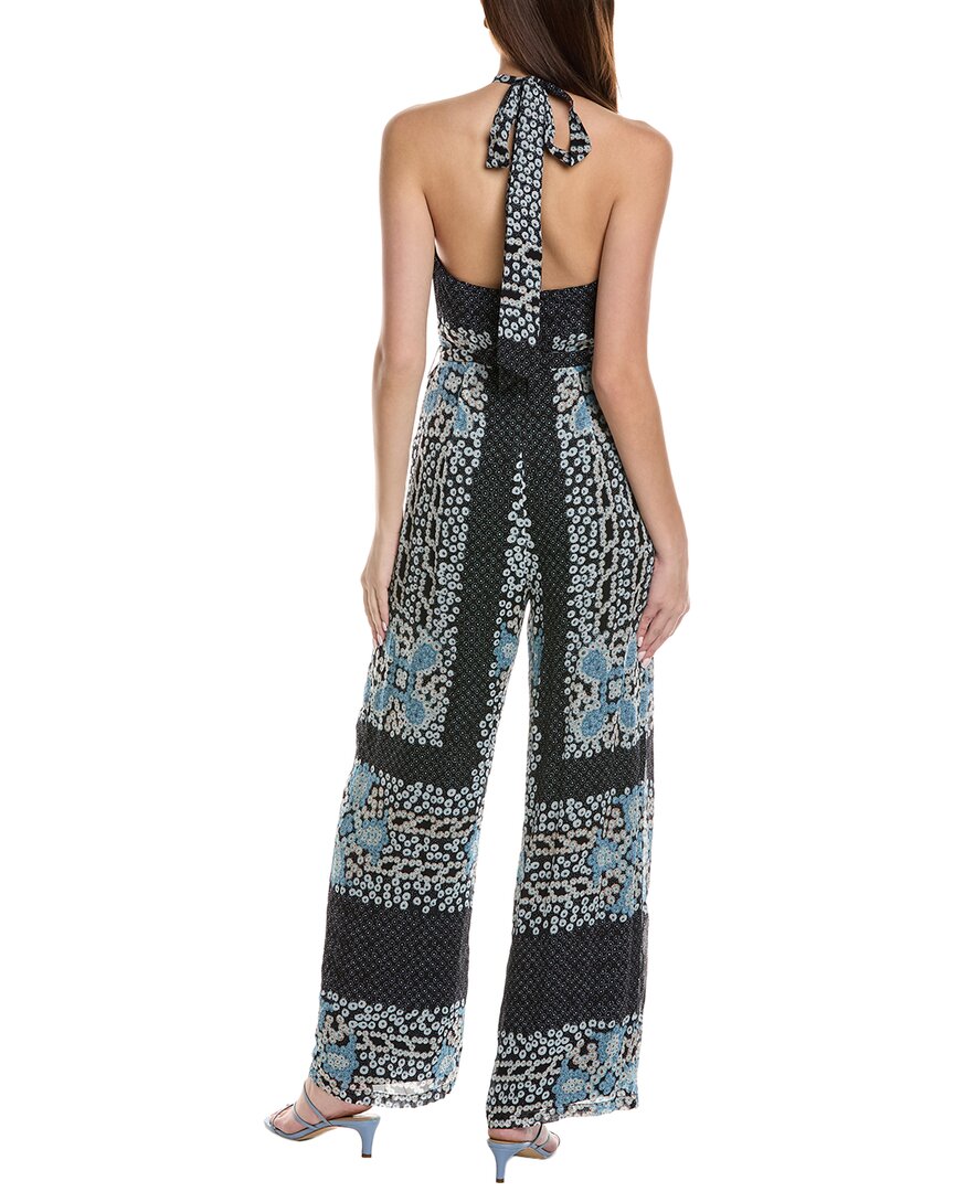 

Курортный комбинезон Reiss Cassis Printed, темно-синий