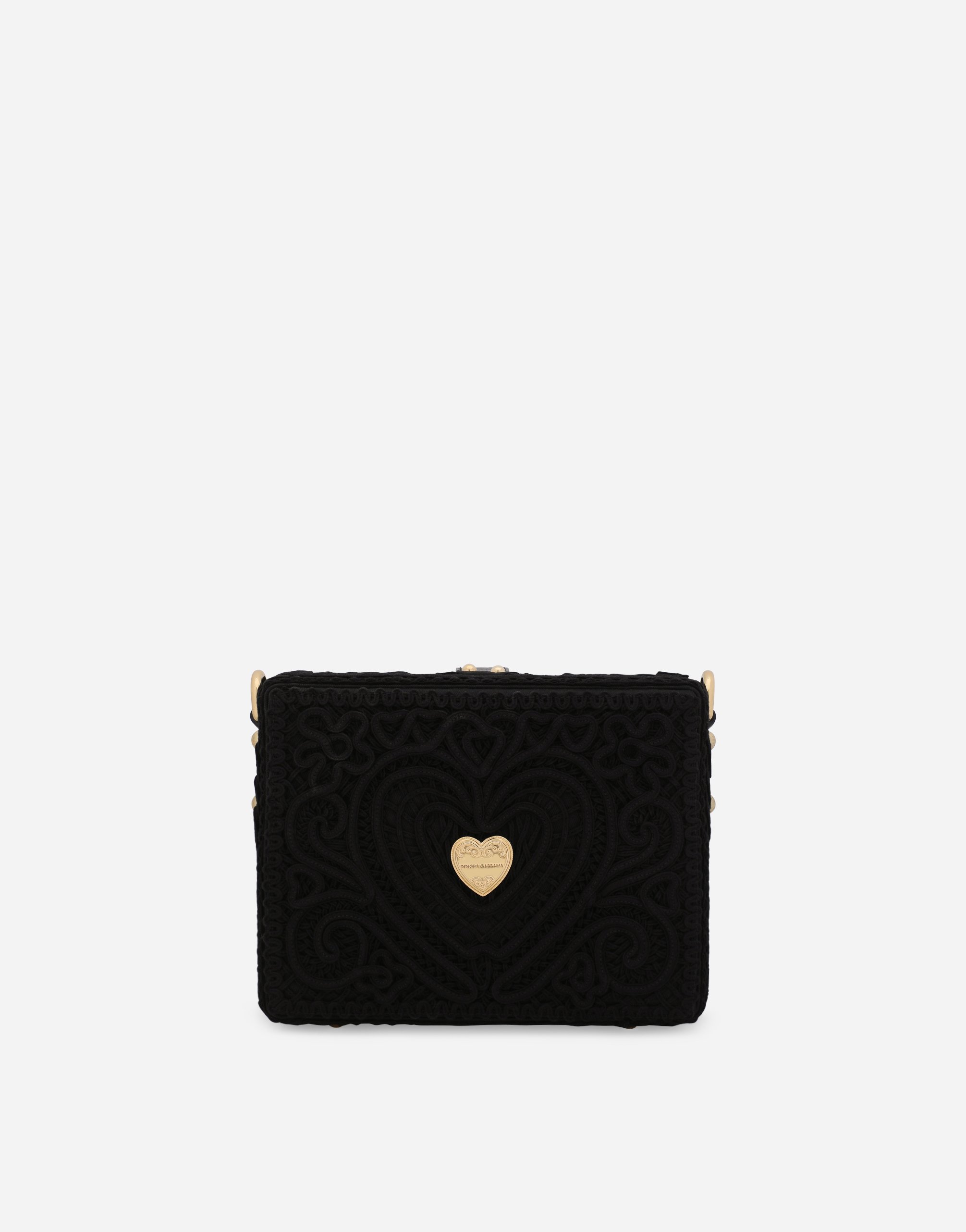 Сумка Dolce Box с отделкой кордонетто DOLCE & GABBANA, черный — фото 4