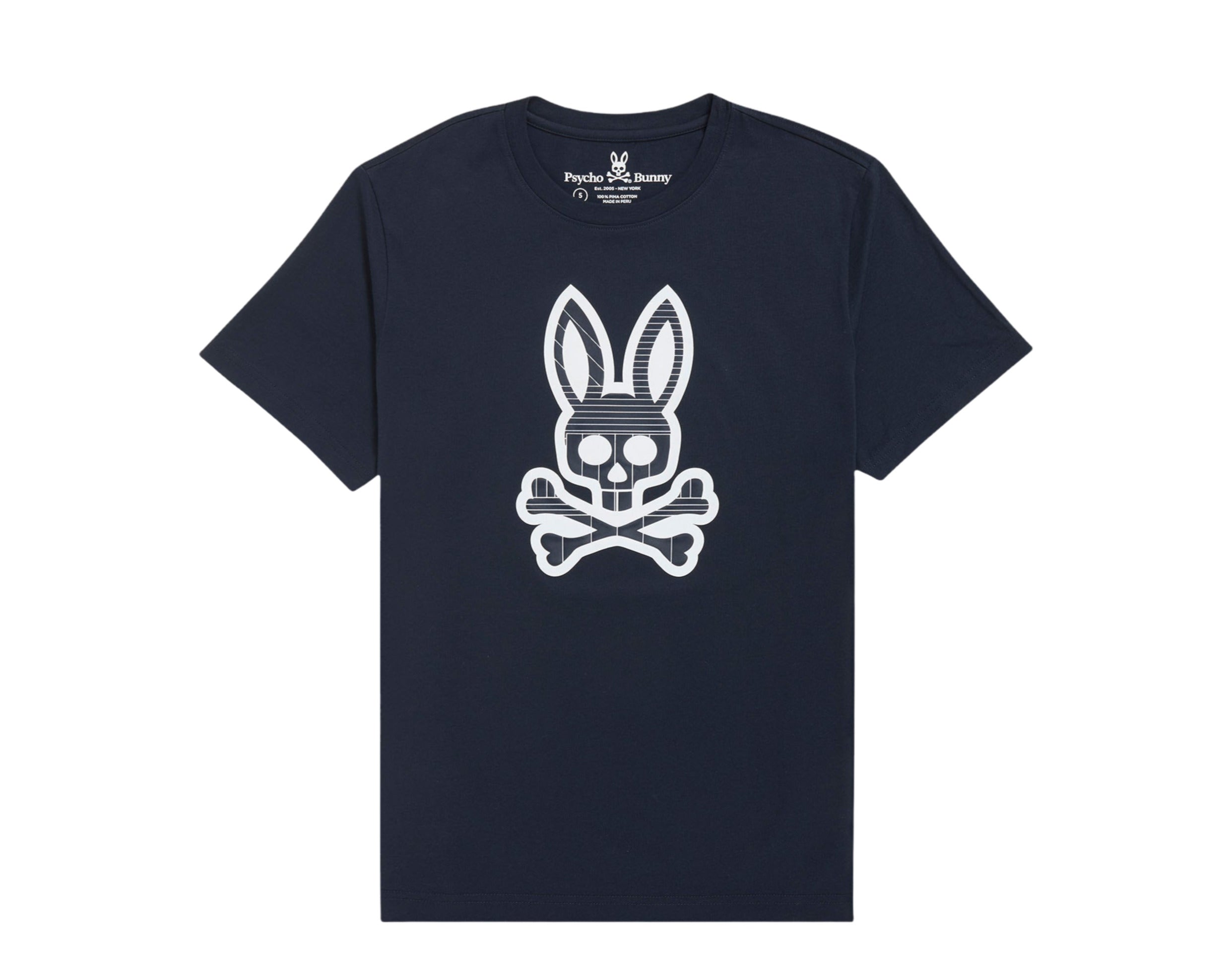 

Футболка Psycho Bunny Liam Navy Big and Tall B9U138S1PC-NVY