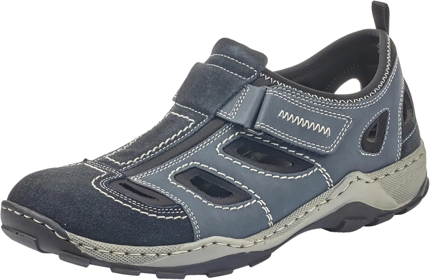 Мужские кроссовки Rieker 08075, Blue Pacific Denim Black
