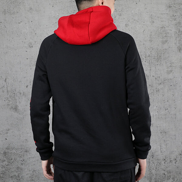 Толстовка Air Jordan Jumpman Classics Contrast Color Stitching Casual Sports Black, черный — фото 4
