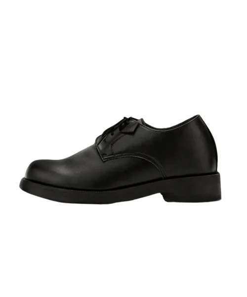Мужские туфли дерби на высоком каблуке 7CM 702 Sharp DIFFERSHOE чёрные — фото 2