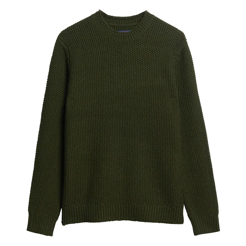 

Свитер Superdry Merchant Textured, зеленый