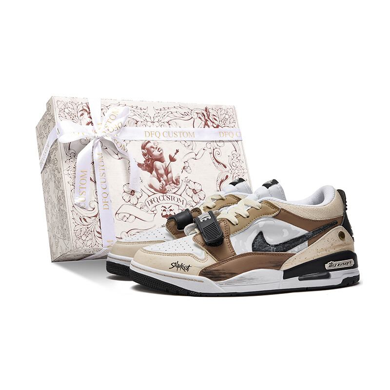 

Кроссовки Jordan Legacy 312 Vintage Basketball Shoes Men Mid-top Yellow/Brown, цвет Coyote/Coyote