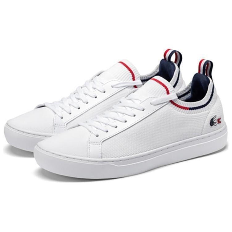 Кроссовки LACOSTE Lifestyle Shoes Men Low-top White, белый — фото 3