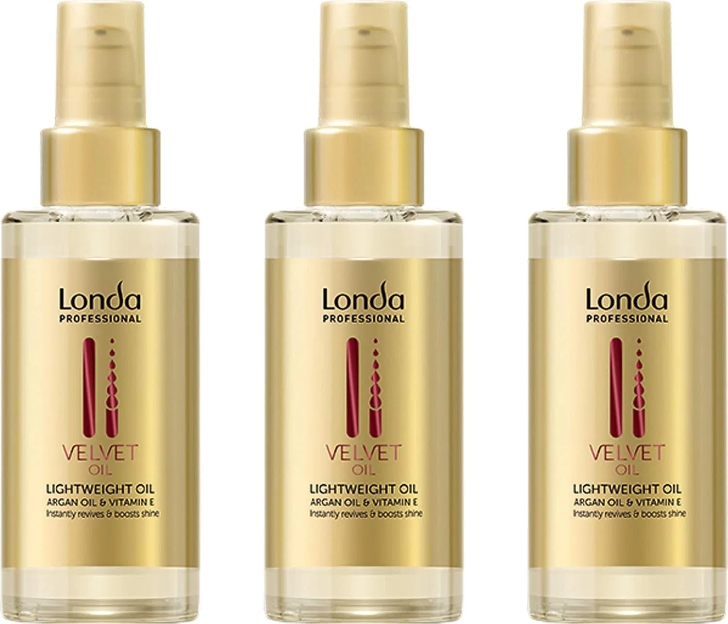 Легкое масло для волос «Velvet Oil» от Londa, 3 x 100 мл Londa
