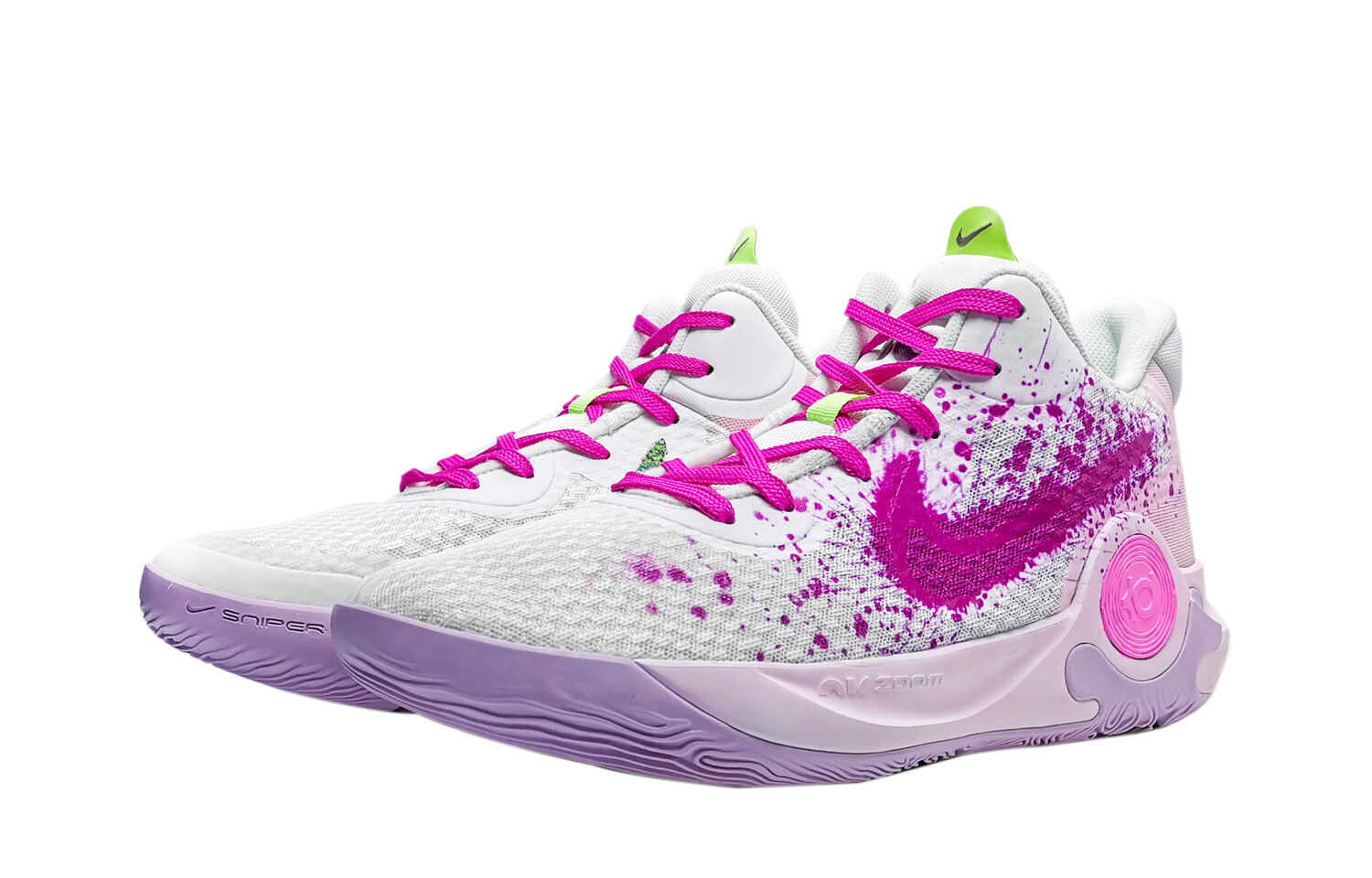 

Кроссовки Nike KD Trey 5 IX Vintage Basketball Shoes Unisex Mid-top White/Purple, фиолетовый