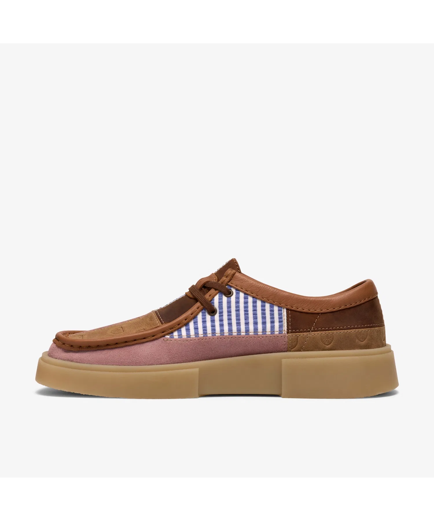 Мужские кожаные мокасины Clarks Torview разноцветные — фото 2