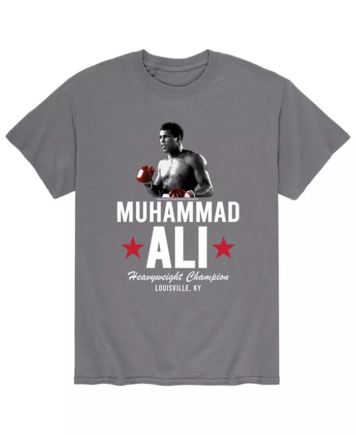 

Мужская футболка Muhammad Ali Heavyweight Champion AIRWAVES, серый