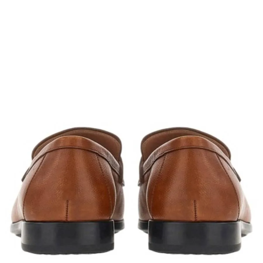 Мокасины Ferragamo Riley Gancini с орнаментом, коричневый — фото 3