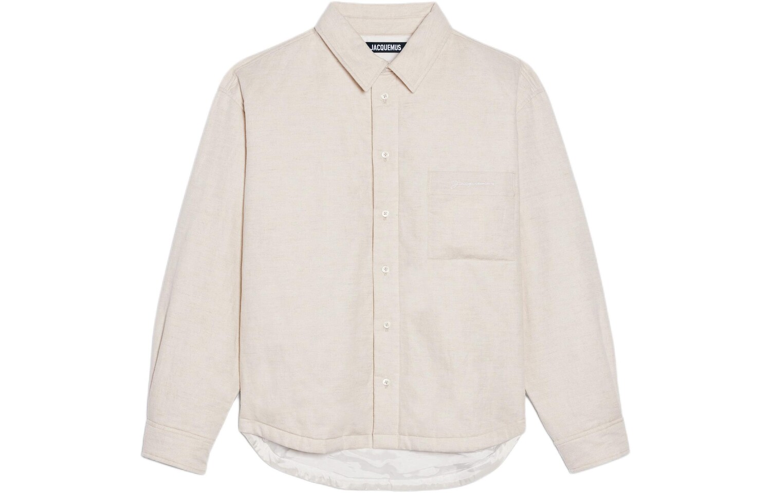 

La Chemise Boulanger пуховая рубашка Jacquemus, светло-бежевый