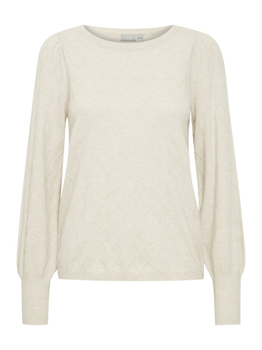 

Тонкий вязаный свитер Fransa Sweater Melani, бежевый