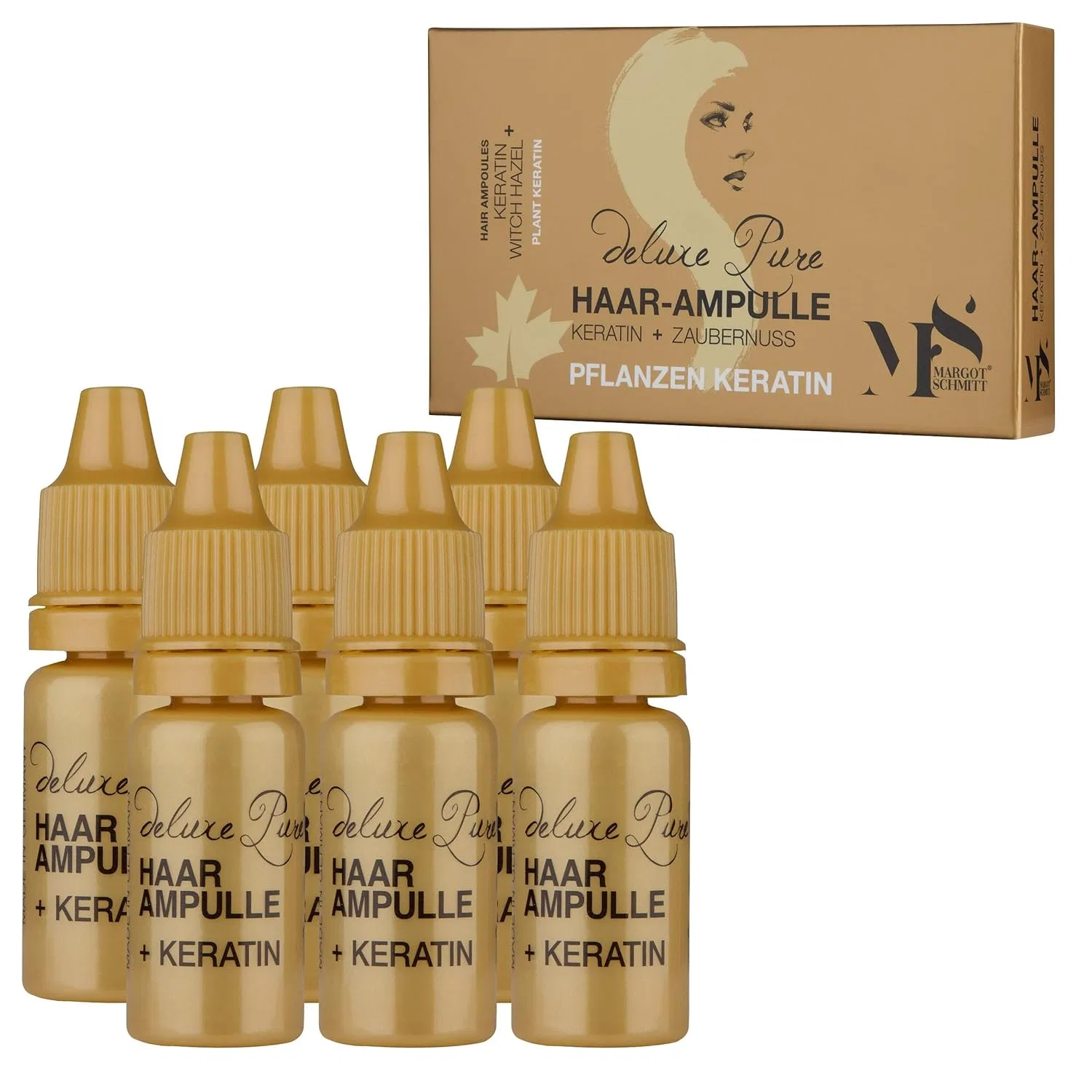Ампулы для волос «Deluxe Pure Hair + Keratin» от Margot Schmitt Margot Schmitt