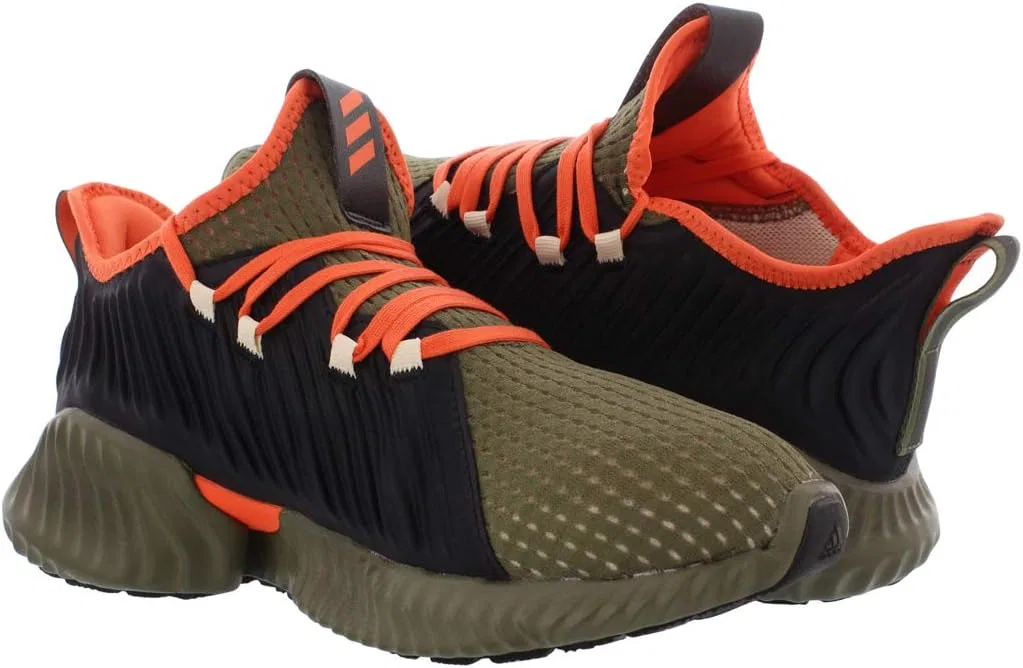 Кроссовки Adidas Running Alphabounce Instinct CC Raw Khaki/True Orange/Core Black — фото 3