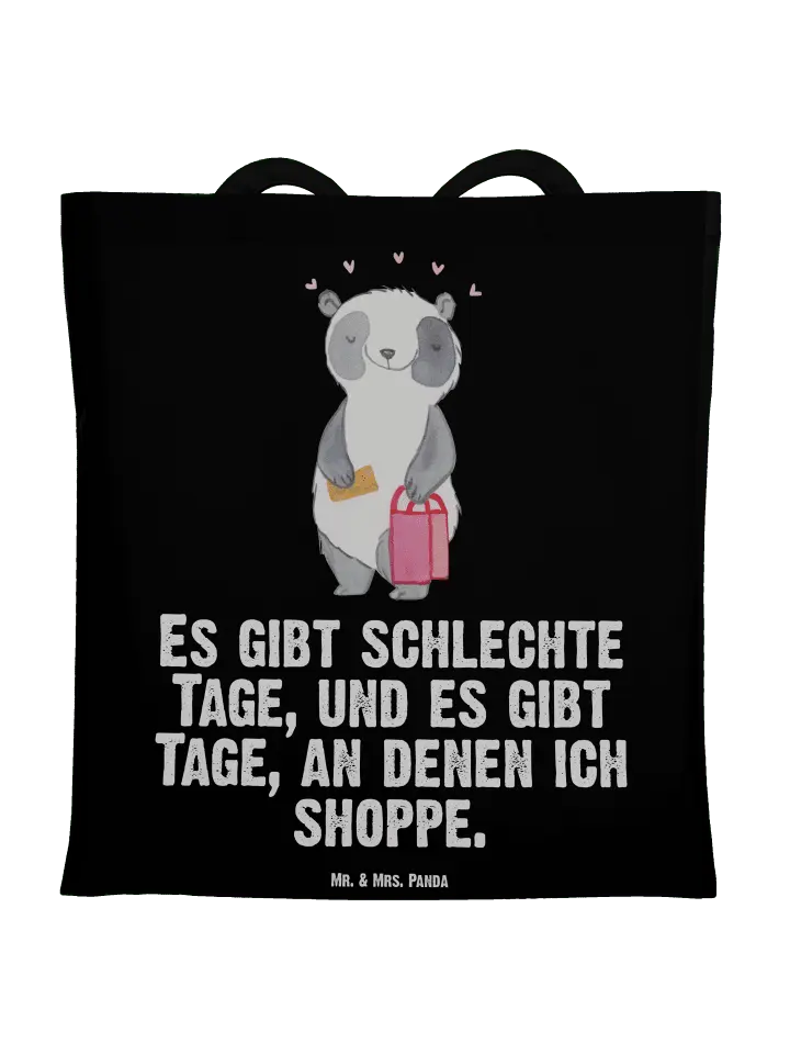 

Сумка для переноски Mr & Mrs Panda Panda Shopping, черный
