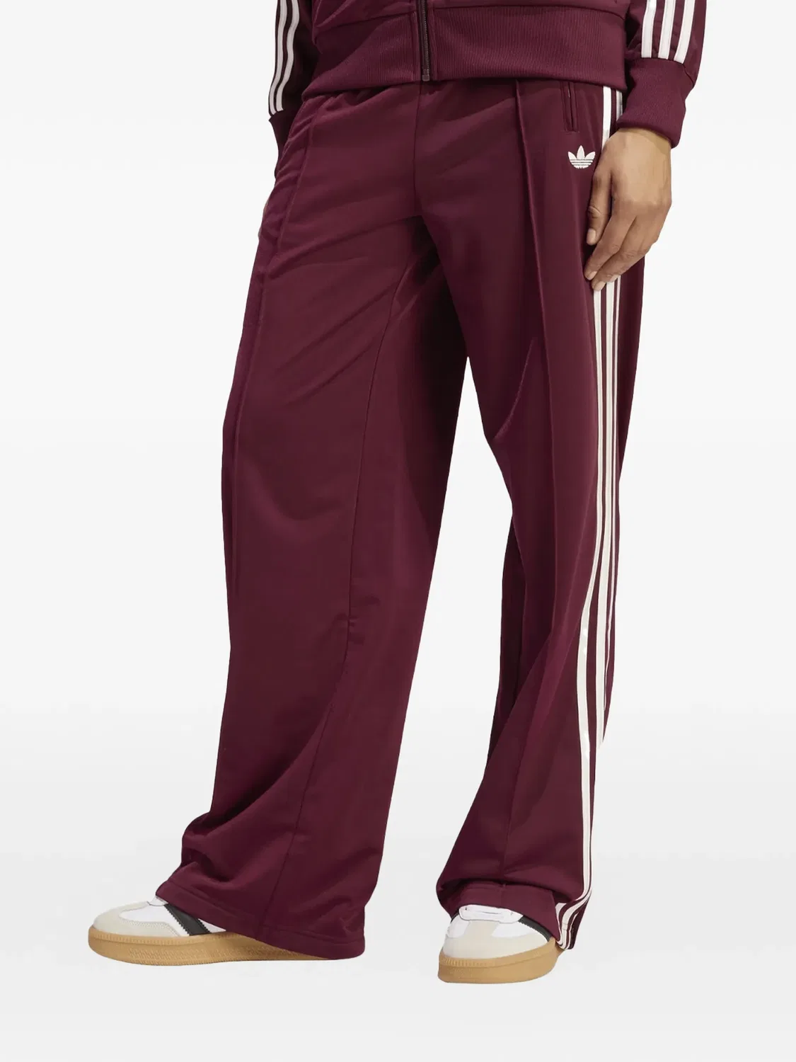 Брюки свободного кроя в полоску adidas — фото 2