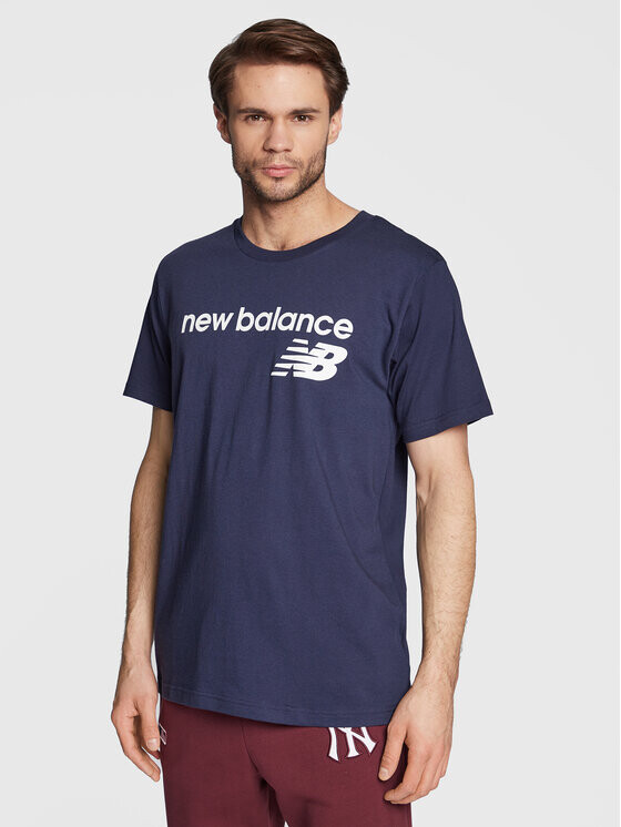 

Футболка спортивного кроя New Balance, синий