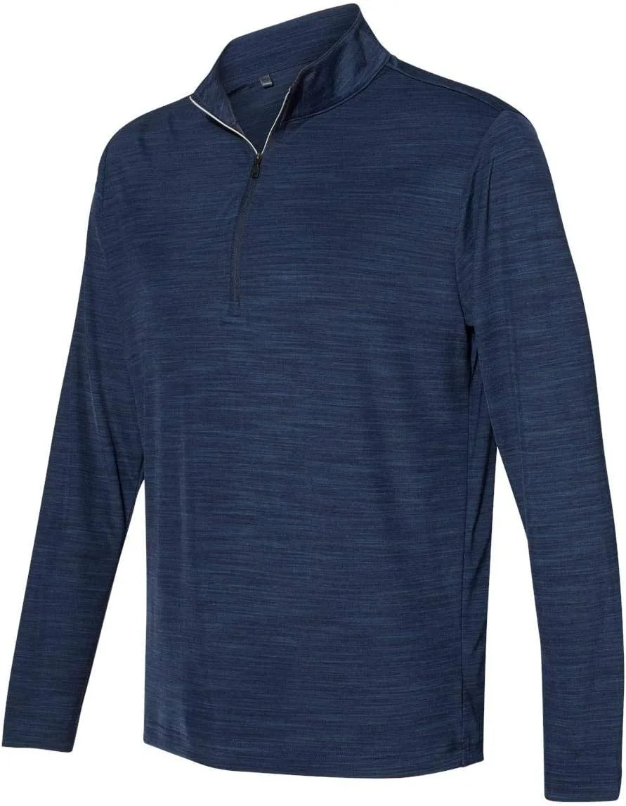 

Adidas Lightweight Melange Quarter-Zip Pullover