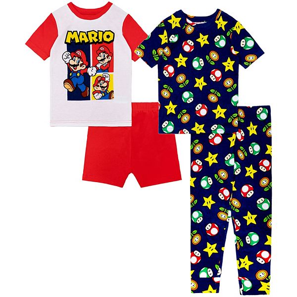 Детский комплект пижамы nintendo mario its a me 4-pc Licensed Character