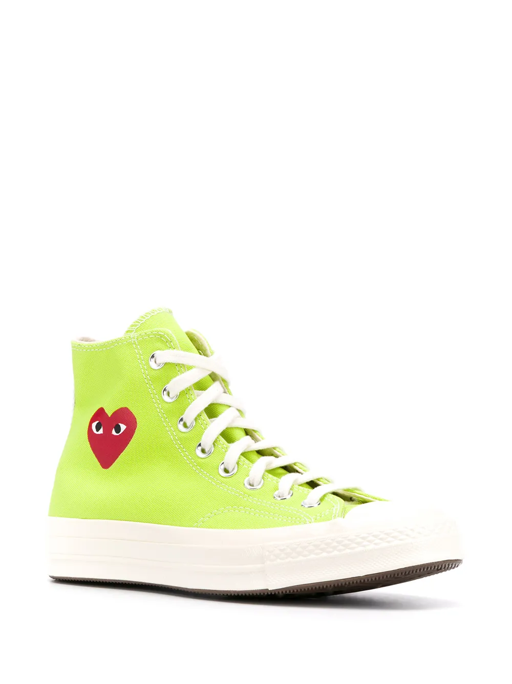 Кеды Chuck 70 из коллаборации с Converse Comme Des Garçons Play x Converse, зеленый — фото 2