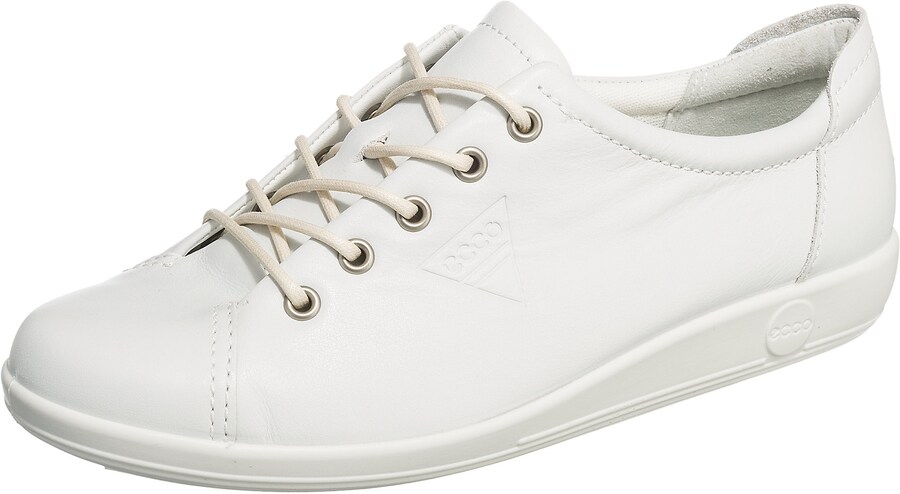 Туфли на шнуровке ECCO Soft 2.0, White