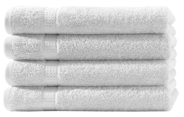 

4 шт Набор полотенец One-Home Frottee 70x140 cm, 70x4x140 см, белый