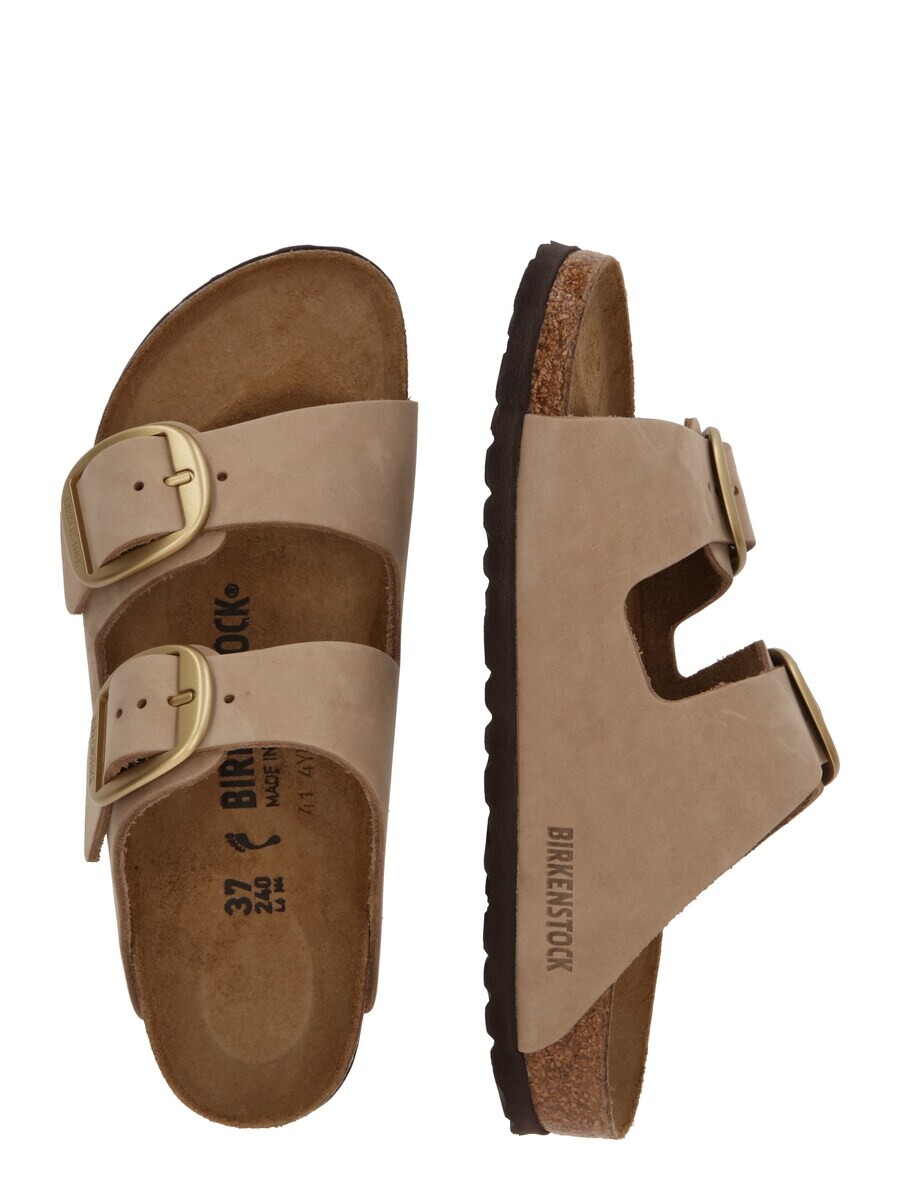 Классические слипоны BIRKENSTOCK Mules Arizona LENB, песочный — фото 2