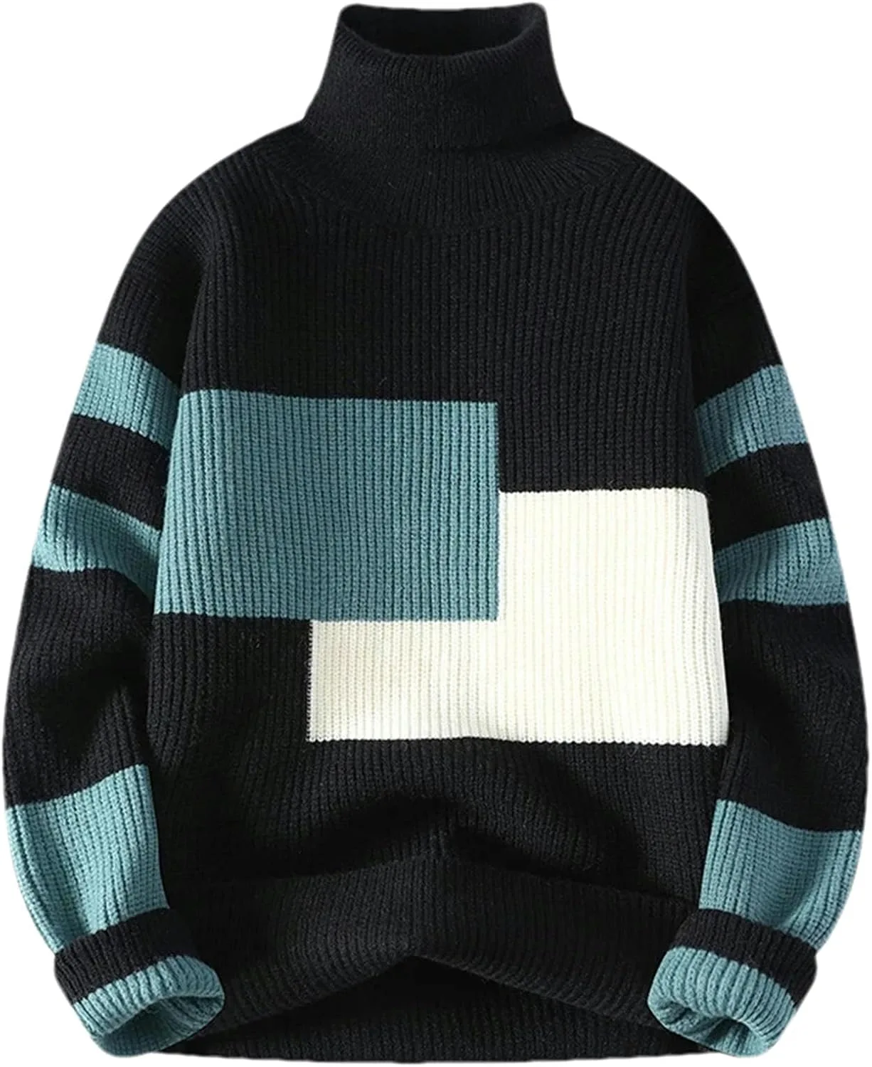 

Свитер мужской зимний корейский стиль водолазка GaoLeAve