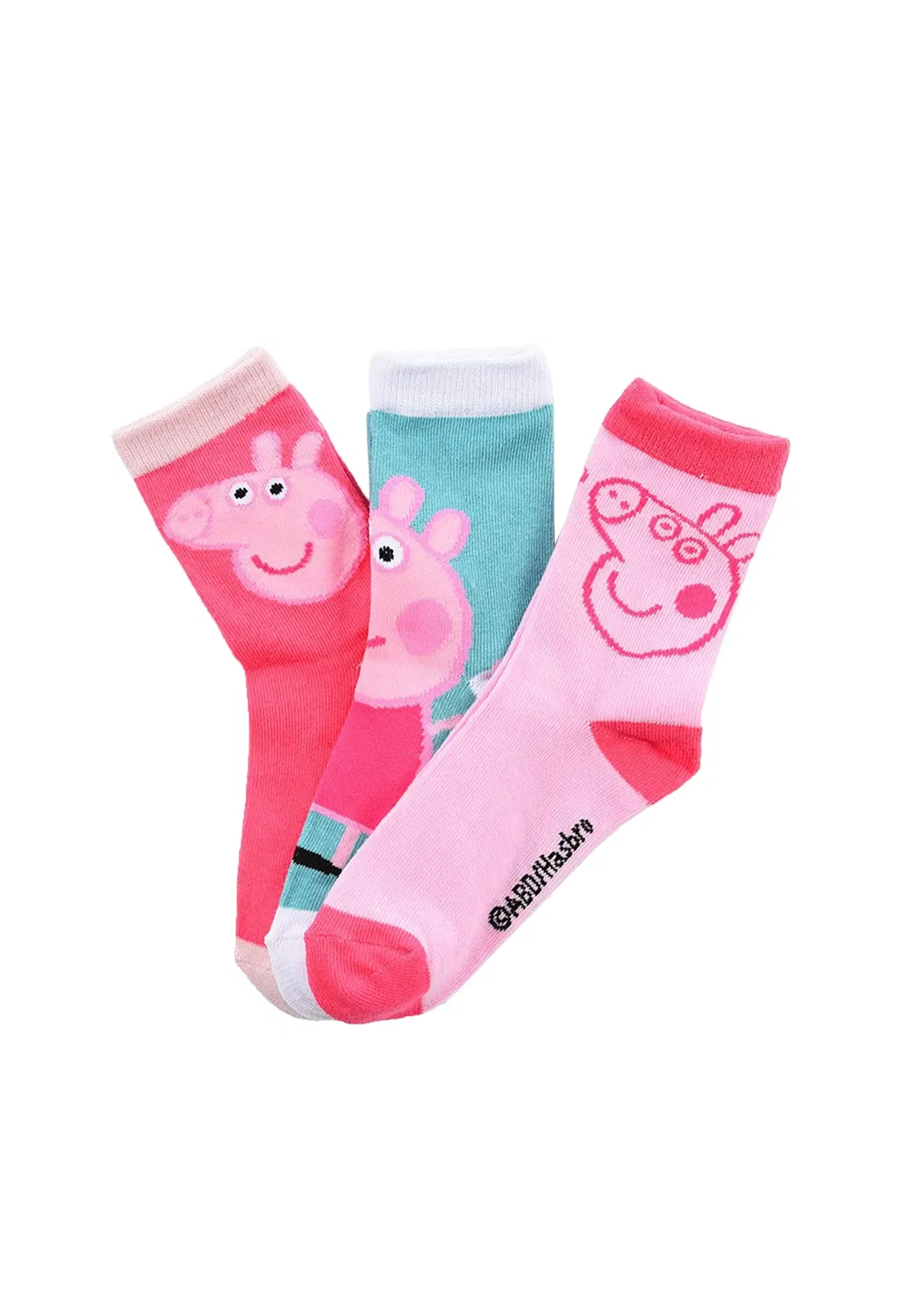 Носки Peppa Pig, разноцветные — фото 2