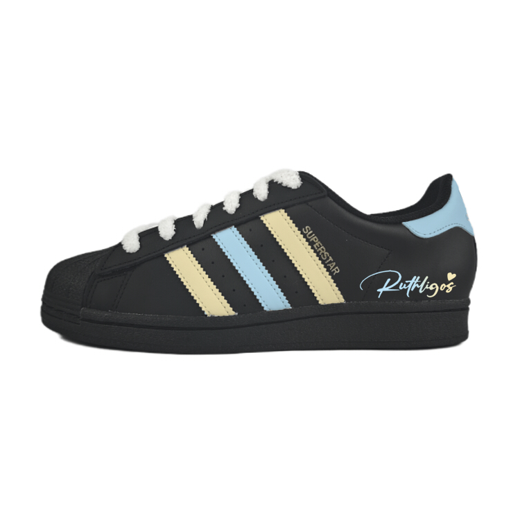

Кроссовки для скейтбординга Superstar J детские Adidas Originals, черный