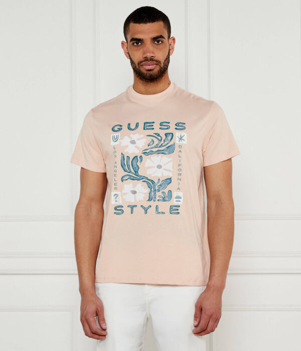 

Футболки Regular fit Guess Jeans, оранжевый