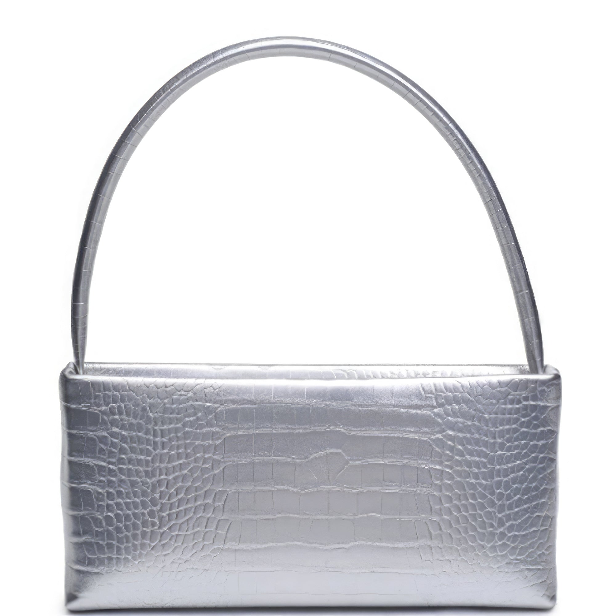 

FASHNZFAB женская сумка через плечо Croc Mandy Handle, серебряный
