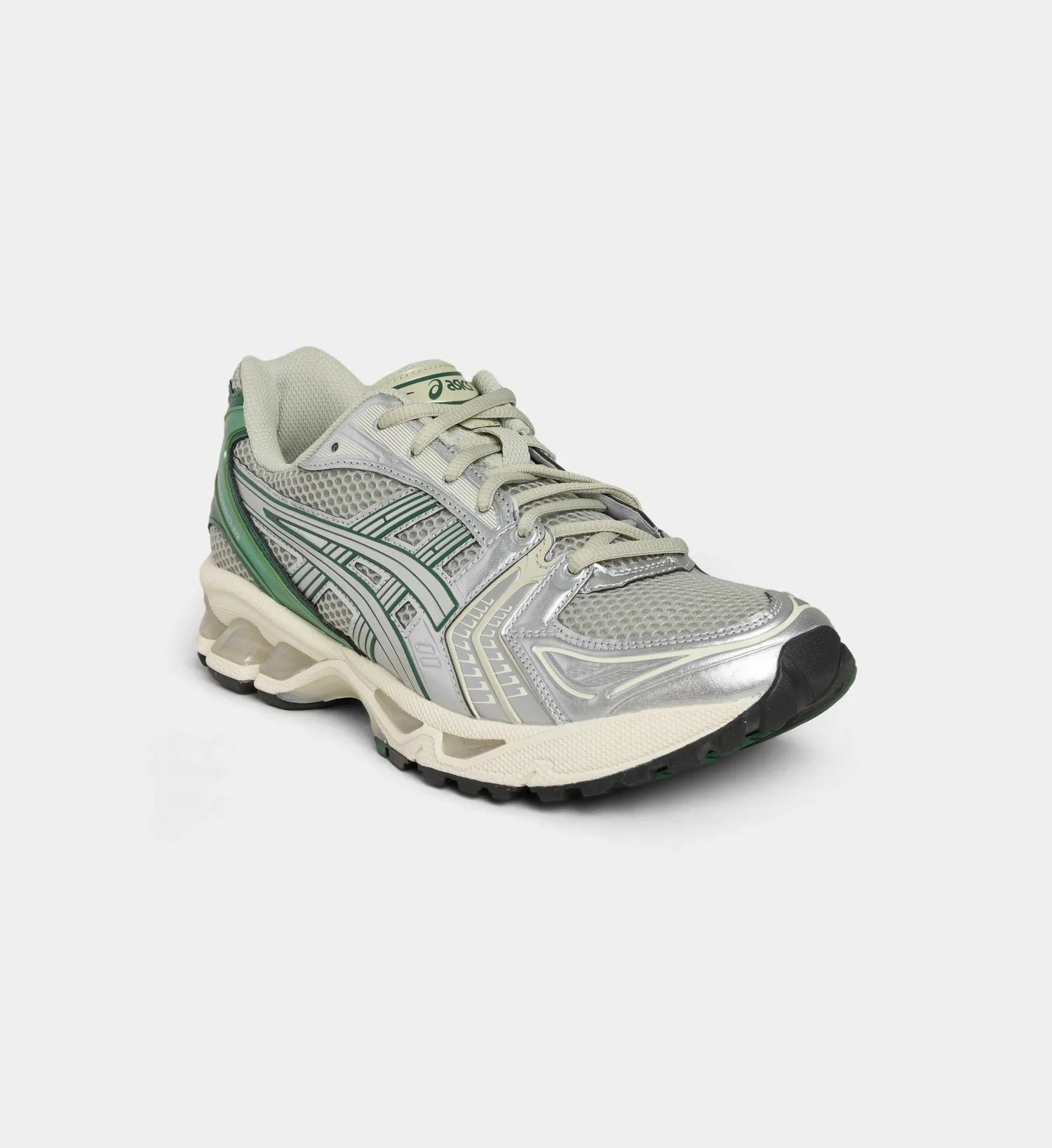 Кроссовки низкие Gel-Kayano 14 с металлической отделкой ASICS, серебряный — фото 2