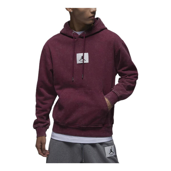 

Толстовка Air Jordan Essential Wash Fleece Hoodie 'Red', красный