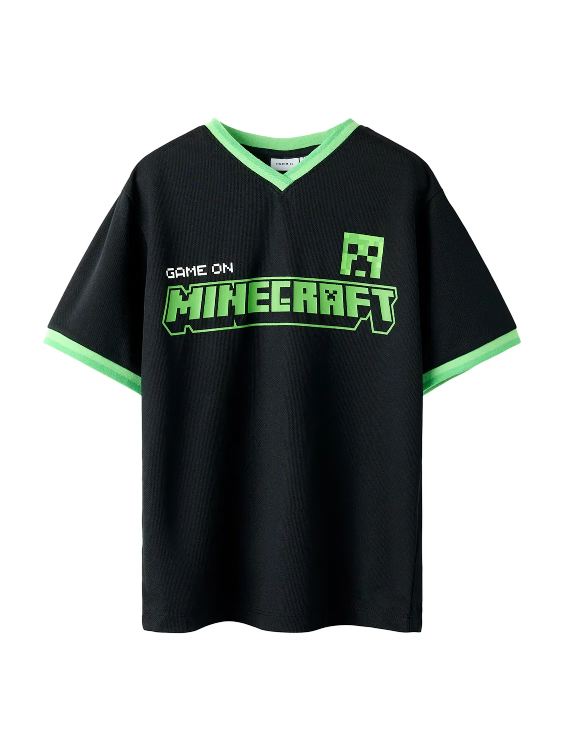 Футболка 'NKMMali Minecraft' Name It, Black