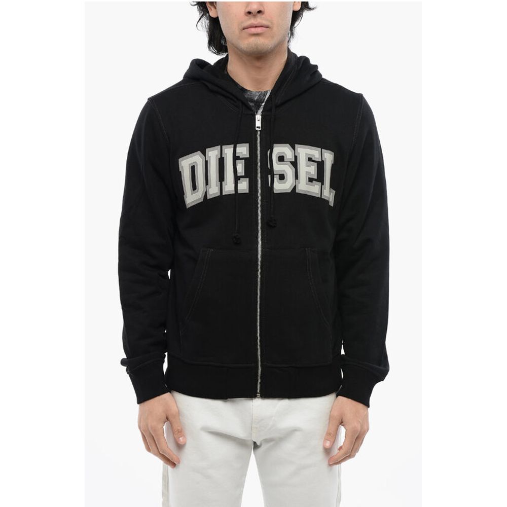 

RED TAG Cotton Blend S-GINN-HOOD-ZIP-K12 Толстовка с Con Diesel, Black