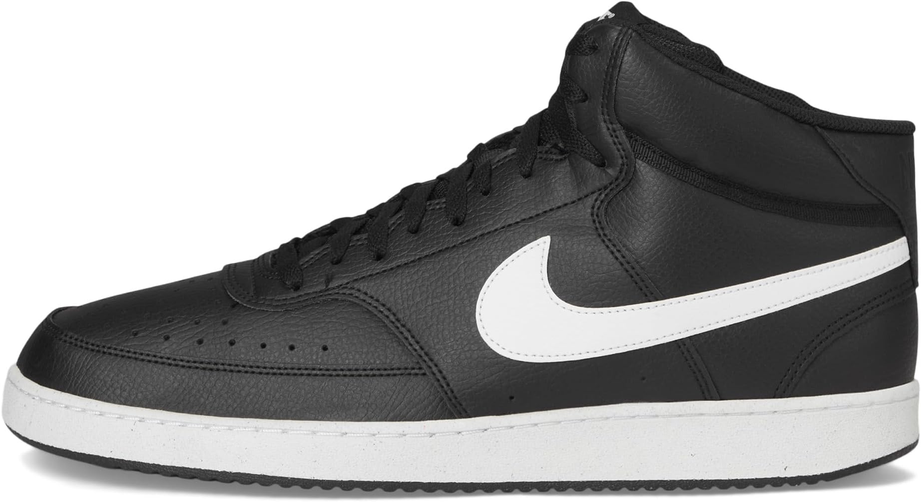 Кроссовки Nike Men's Court Vision Mid Next Nature, Black/White/Black — фото 4