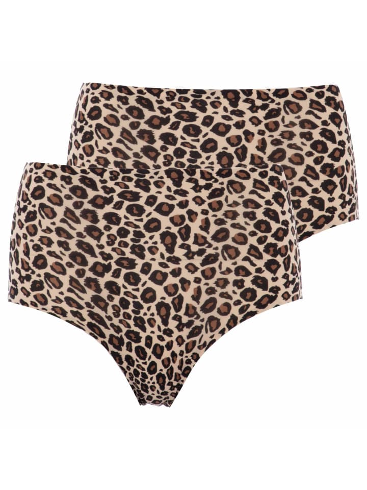 

Chantelle Трусы, 2 штуки в упаковке, черно-бежевые