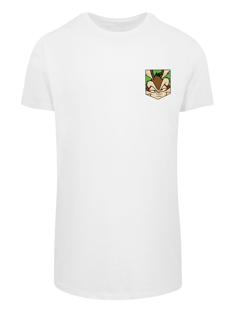 

Рубашка F4NT4STIC Looney Tunes Face Faux Pocket, белый
