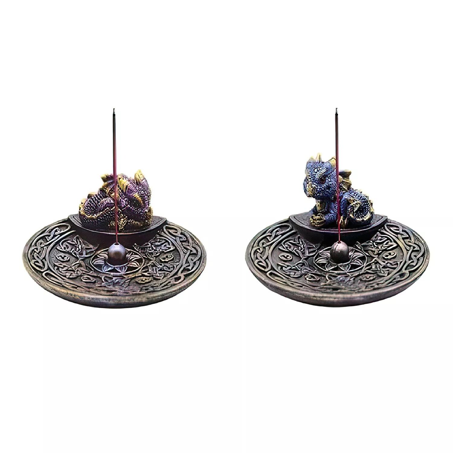 

FC Design Набор держателей для палочек для курильниц Blue Dragon и Purple Dragon, 2 предмета, 4,25 дюйма