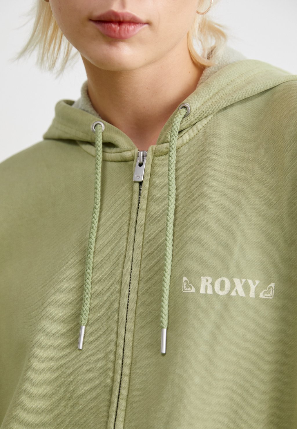 

Толстовка на молнии LINEUP OVERSIZED ZIP Roxy, зеленый