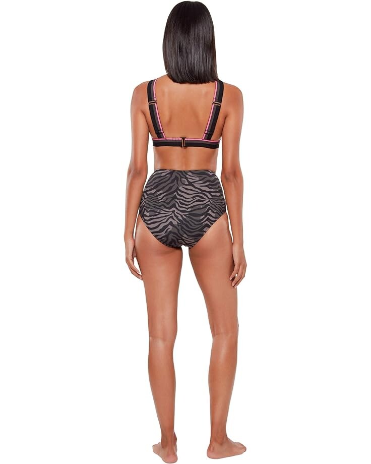 

Топ бикини Sanctuary Here Kitty Kitty Keyhole High Neck Bikini Top, черный
