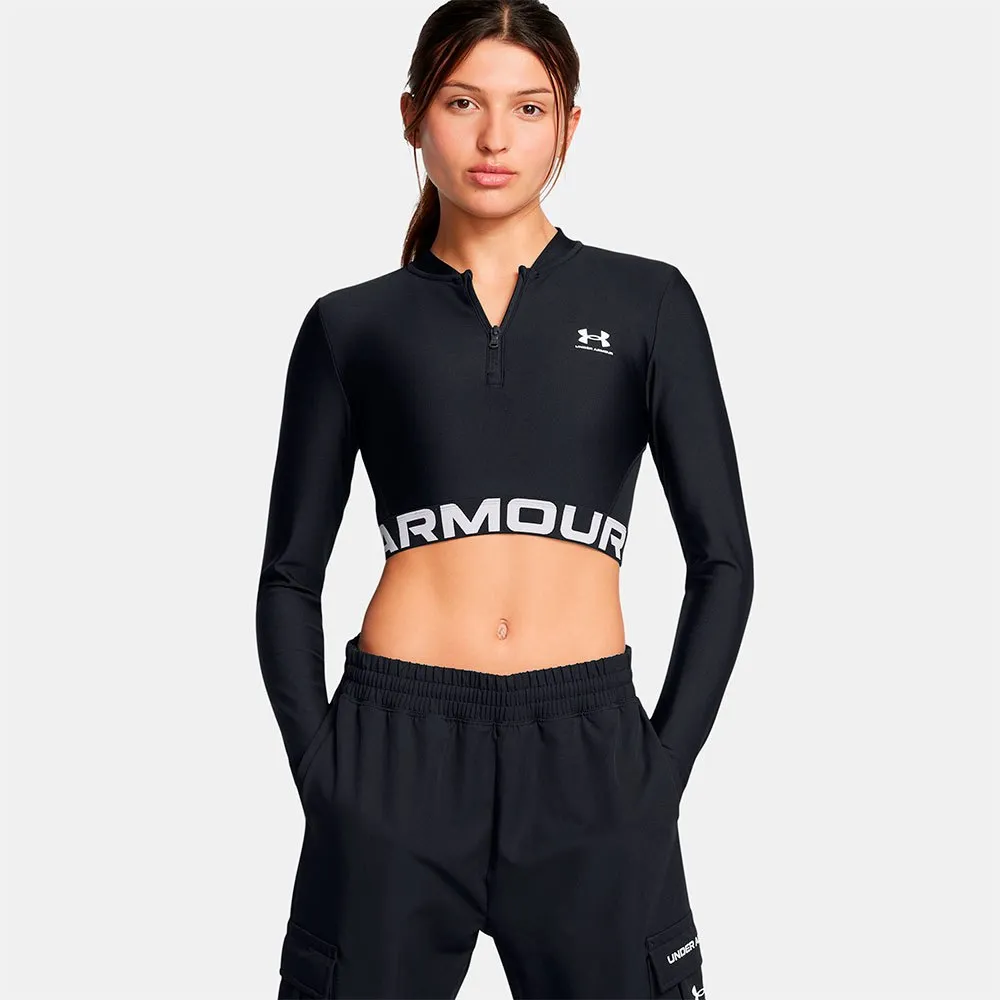 

Толстовка Under Armour HeatGear Rib half zip, черный