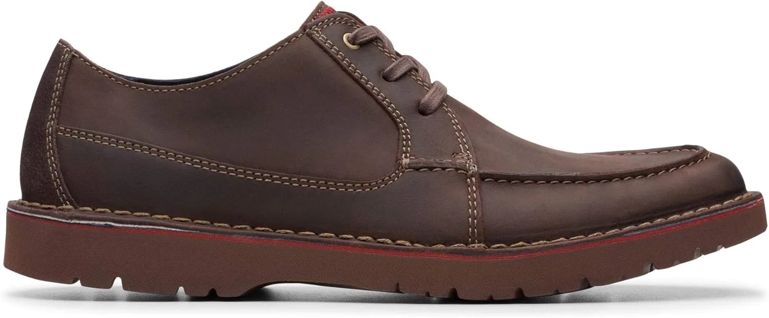 Мужские кроссовки Clarks Vargo Vibe Oxford, Brown Dark Brown Lea Dark Brown Lea — фото 3