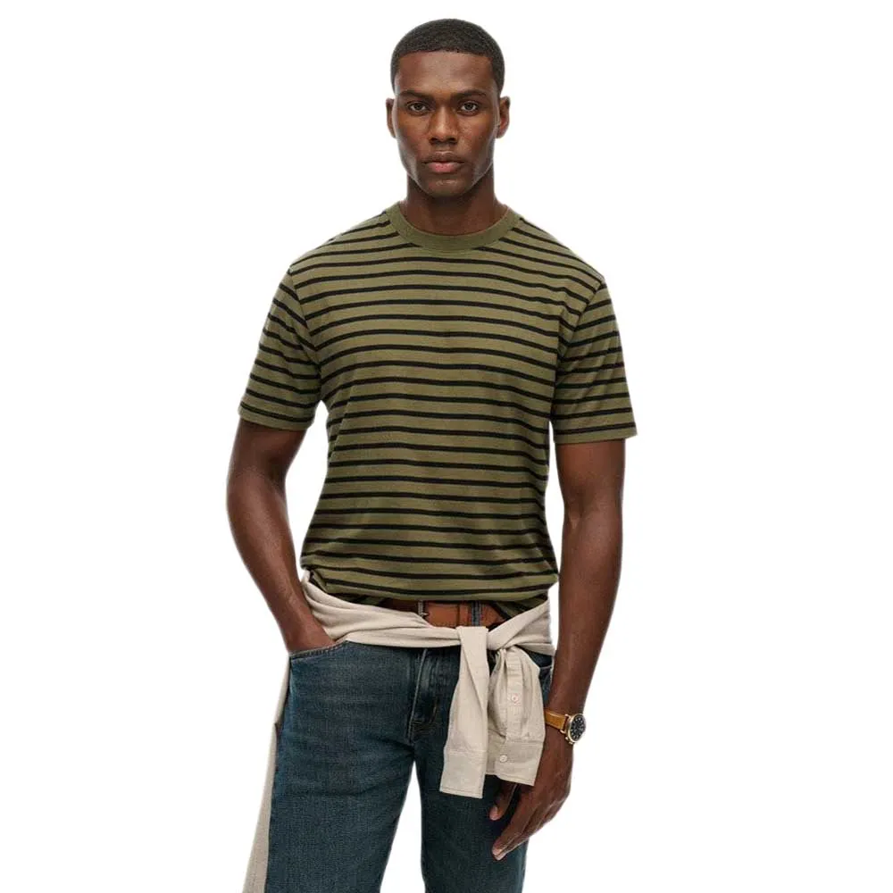 

Футболка с коротким рукавом Superdry Merchant Stripe, зеленый