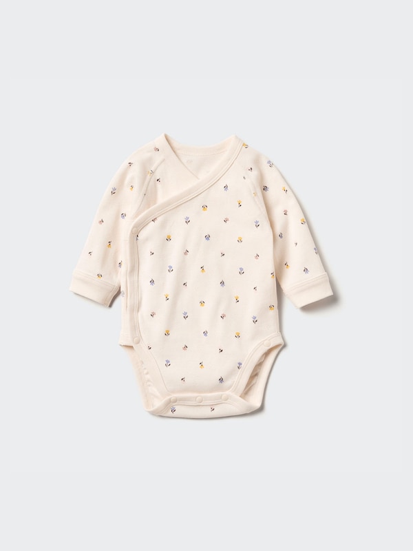 

Боди newborn joy с принтом рисунком Uniqlo, бежевый