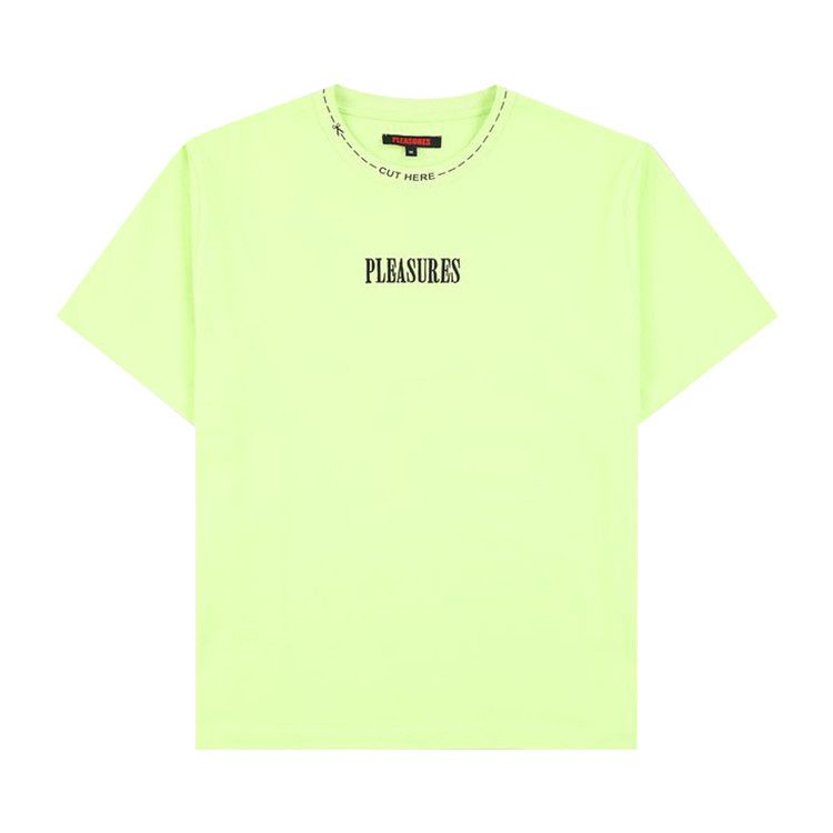 

Рубашка Pleasures Cut Here Heavyweight Shirt, Lime