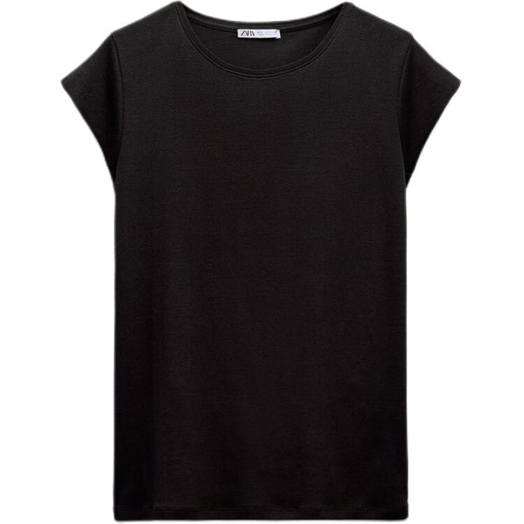 

Футболка женская черная Zara