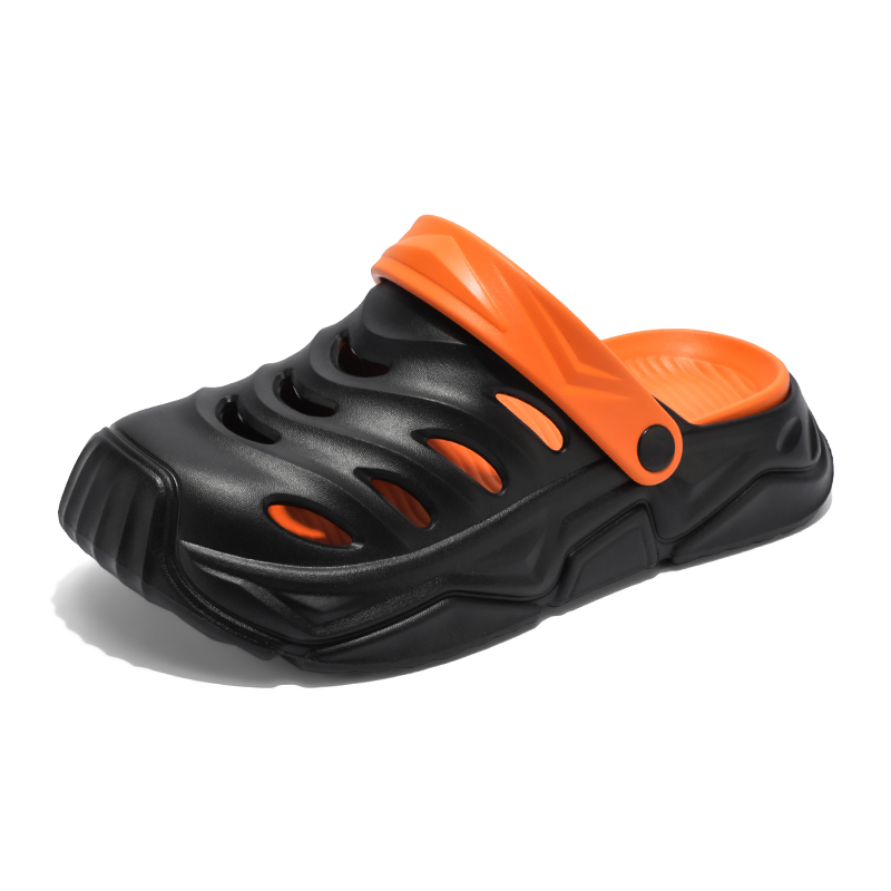 

KUPE Клоги мужские черно-оранжевые, цвет Black Orange