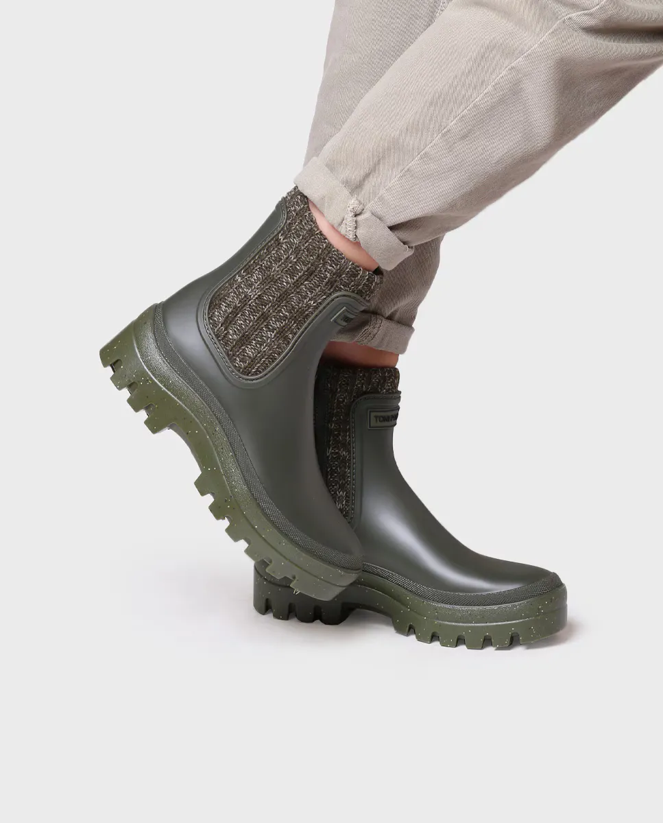 Женские водные сапоги на платформе Toni Pons, цвет Kaki — фото 2